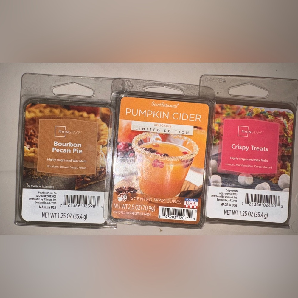 MAINSTAYS and ScentSationals Wax Cubes NWOT